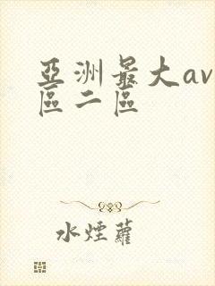 亚洲最大av一区二区