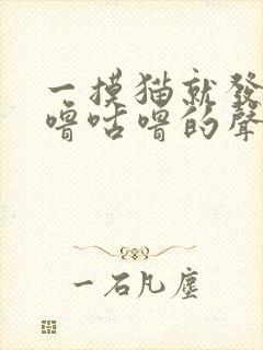 一摸猫就发出咕噜咕噜的声音