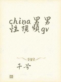 china男男性视频gv