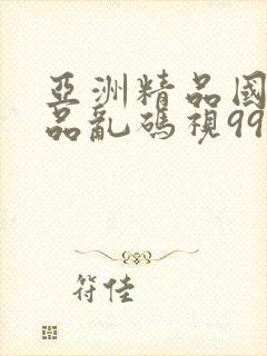 亚洲精品国产精品乱码视99