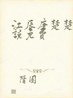 江辰唐楚楚的小说免费