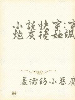 小说快穿:穿成炮灰后她飒爆了