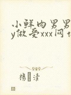 小鲜肉男男gay做受xxx网站封面