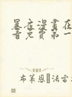 暴夜漫画在线观看免费第一季