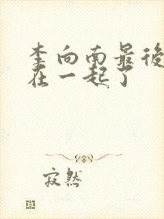 李向南最后和谁在一起了