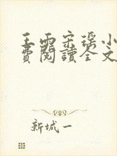 王雨宋瑶小说免费阅读全文最新章节