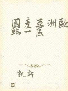 国产亚洲欧美日韩一区