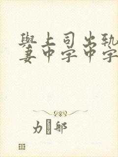 与上司出轨的人妻中字中字封面