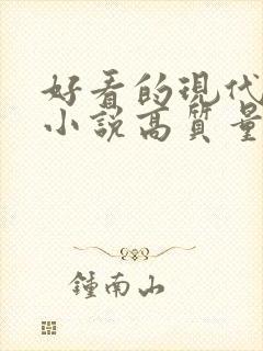 好看的现代言情小说高质量文笔好封面