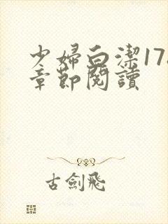 少妇白洁178章节阅读封面