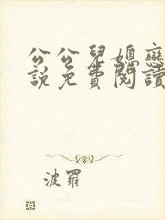 公公儿媳恋情小说免费阅读