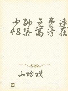 少帅免费连续剧48集高清在线观看