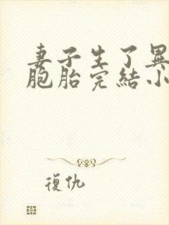 妻子生了异父双胞胎完结小说