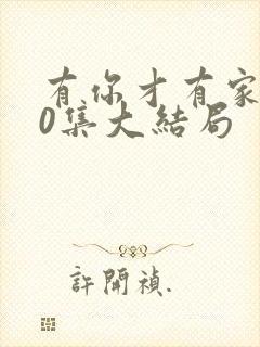 有你才有家第50集大结局封面