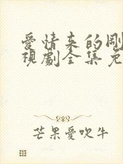 爱情来的刚好电视剧全集免费观看