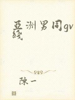亚洲男同gv在线
