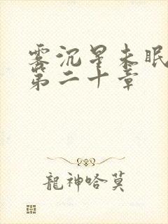 雾沉星未眠小说第二十章封面