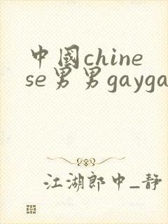 中国chinese男男gaygay网站中国帅哥