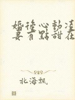 婚后心动凌总追妻有点甜在哪里看封面