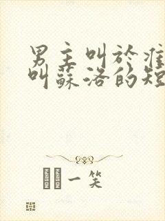 男主叫于准女主叫苏洛的短剧名字