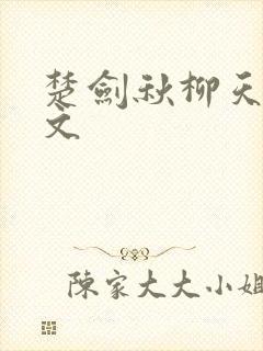 楚剑秋柳天瑶全文封面