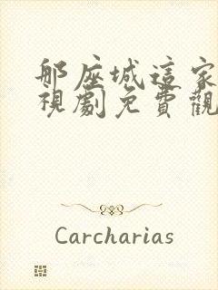 那座城这家人电视剧免费观看全集封面