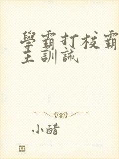 学霸打校霸双男主训诫