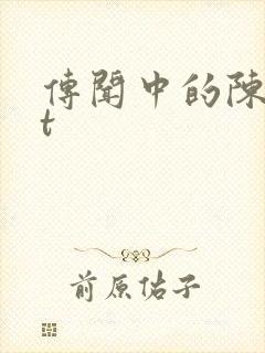 传闻中的陈芊芊t封面