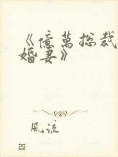 《亿万总裁的隐婚妻》