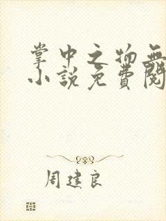 掌中之物无删减小说免费阅读全文