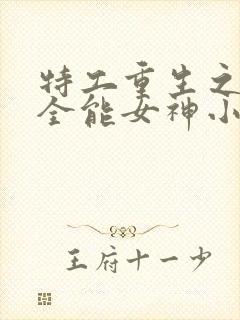 特工重生之快穿全能女神小说