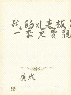 我的xl老板第一季免费观看全集