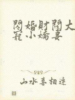 闪婚财阀大叔强宠小娇妻