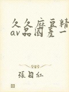 久久麻豆精亚洲av品国产一区