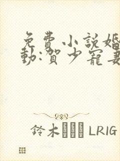 免费小说婚然心动:贺少宠妻无节制