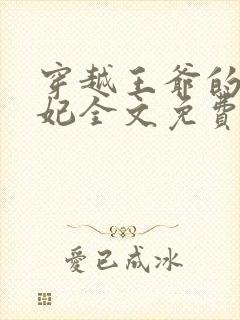 穿越王爷的下堂妃全文免费阅读