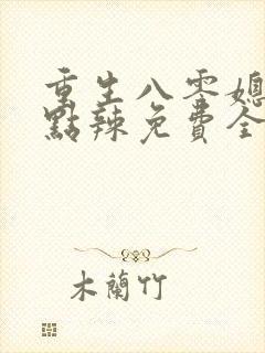 重生八零媳妇有点辣免费全文阅读