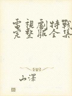 电视剧特战荣耀完整版全集