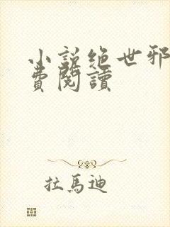 小说绝世邪医免费阅读封面