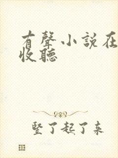 有声小说在免费收听封面