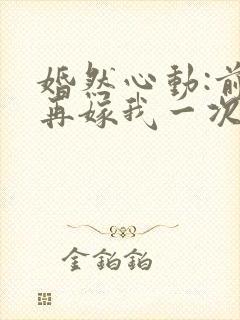 婚然心动:前妻再嫁我一次免费阅读