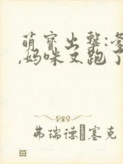 萌宝出击:爹地,妈咪又跑了封面