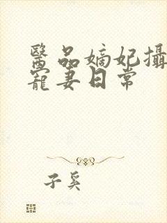 医品嫡妃摄政王宠妻日常