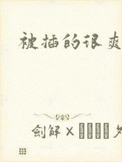 被插的很爽小说