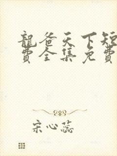 龙爸天下短剧免费全集免费播放