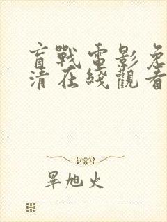 盲战电影免费高清在线观看封面