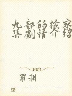 九部的检察官分集剧情介绍