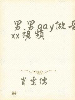 男男gay做受xx视频