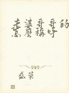 老婆哥哥的儿子怎么称呼