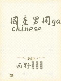国产男同gay chinese